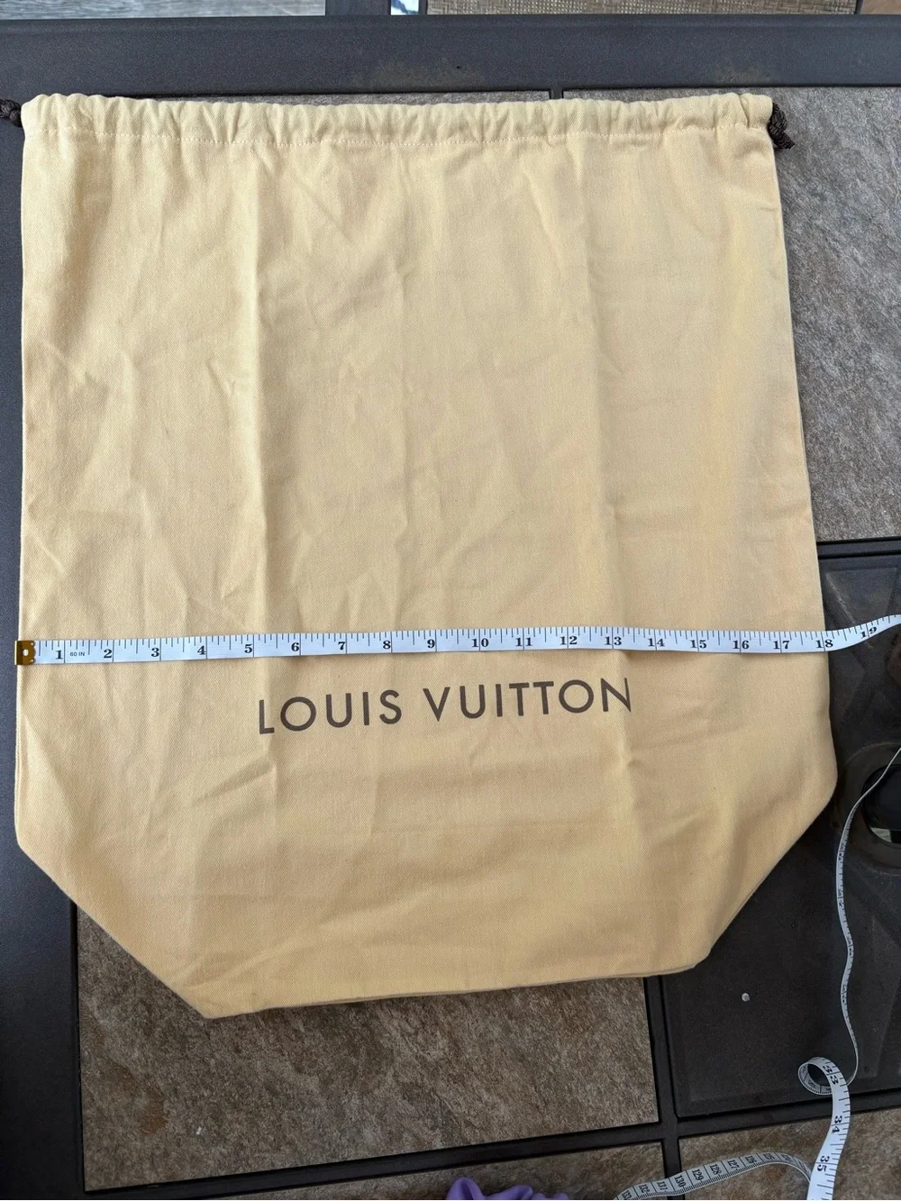 LV Authentic Dust Bag